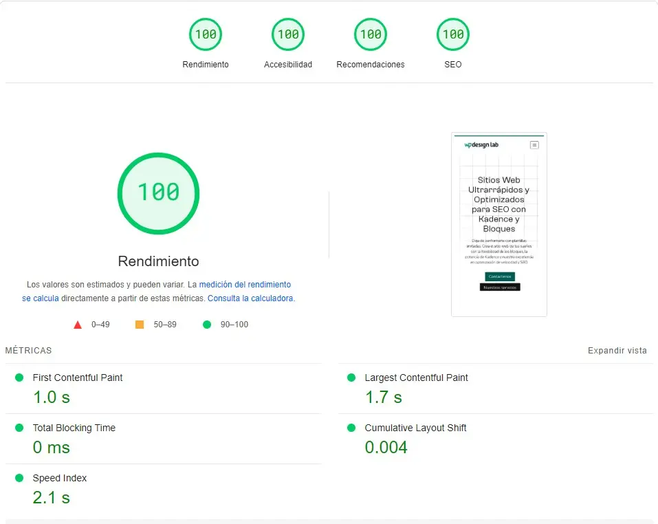 optimización WPO